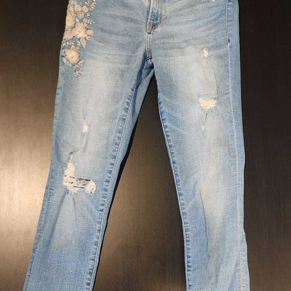 Abercrombie & Fitch Blue Skinny Jeans